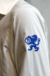 Preview: Puntigamer Trachten Hemd  weiß mit klein blau-karo Kragen und Ärmel Umschlag