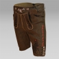 Preview: Original Leinen Floriani Lederhose kurz