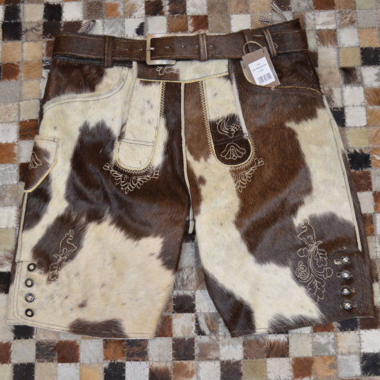 Kuhfell Lederhose "Sofort Verfügbar" Einzelstück Gr.50