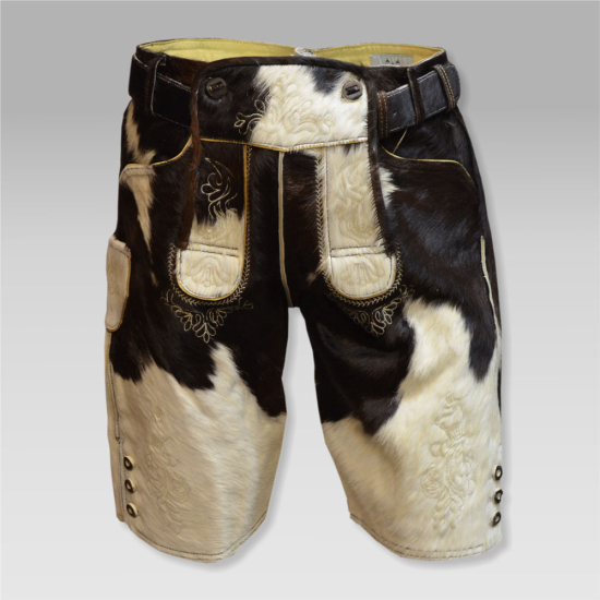 Kuhfell Lederhose "Sofort Verfügbar" Einzelstück Gr.48