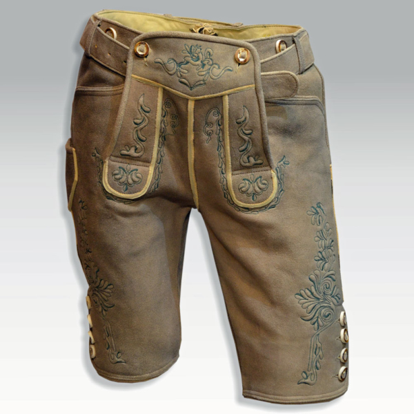 Alm Hirsch-Lederhose kurz