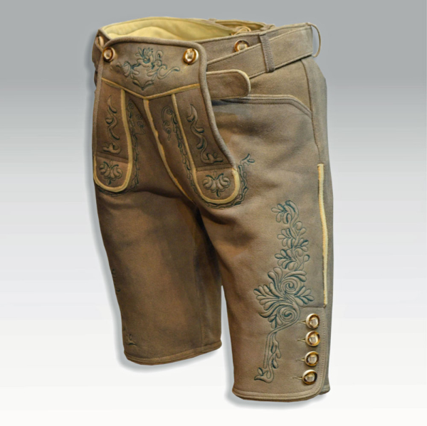 Alm Hirsch-Lederhose kurz