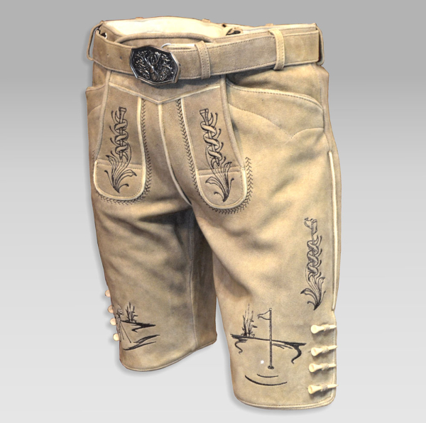 Lederhose kurz "SCHÖNES SPIEL"