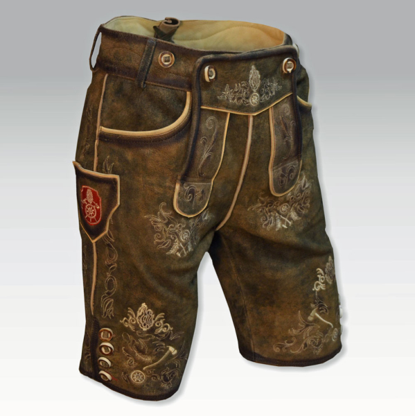 Feuerwehr Lederhose Grisu - Bayern