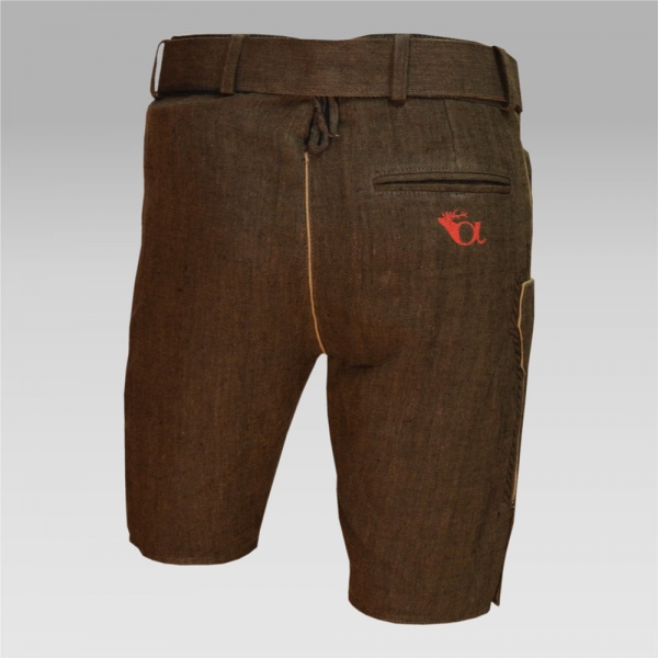 Original Leinen Floriani Lederhose kurz