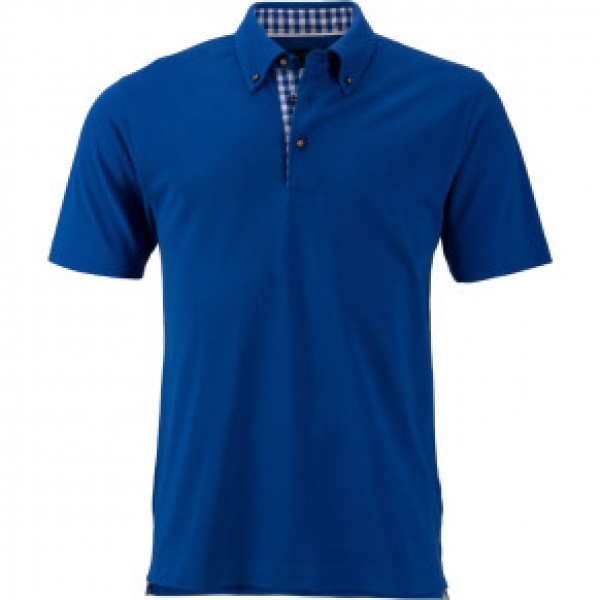 Trachten Polo Blau