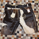Kuhfell Lederhose "Sofort Verfügbar" Einzelstück Gr.52